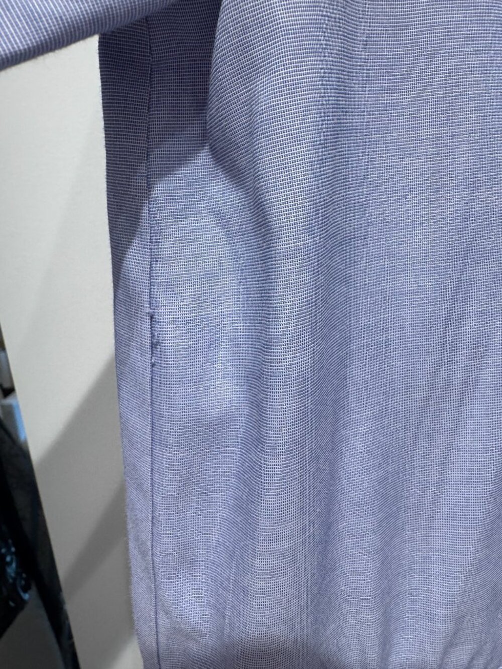 Pomander Place Lucy Dress Blue Tiered Drawstring Waist Mini Dress Size L - Picture 6 of 6